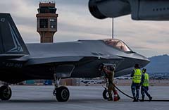 RAAF F-35A Lightning E-7A Wedgetails Exercise Black Flag 2022-1 Nellis AFB
